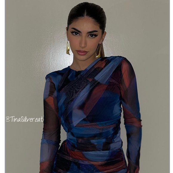 BLOGGER'S FAVE! Zara 2 Pc Printed Tulle Skirt And Top NWT - Picture 13 of 17